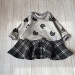 yuimama 様専用【110】にゃんこペプラムカットソー