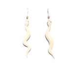 ヘビヘビピアス　ホワイト