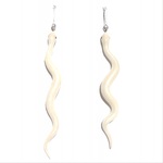 ヘビヘビピアス　ホワイト