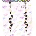 ヘビヘビイヤリング　しましま