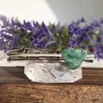 天然翡翠ネクタイピン4.71ct☆青海産の原石から磨きました！