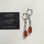 silver chain × red tube vintage / 2way