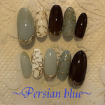 大人モードカジュアルデザインネイルチップ