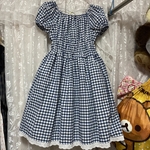 ④⓪大きいサイズ＊LL〜5Lほど＊チェック柄ワンピース