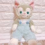 ★ねこのぬいぐるみSサイズ★もふもふコーデ【ぬいぐるみコスチューム】ぬいぐるみ衣装  水色