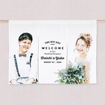 ウェディング ウェルカムのれん　〜water colors〜 Sサイズ