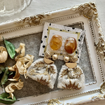 刺繍リボンタッセル＊華やかピアス