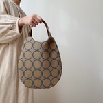 oval bag *⚮* tambourine brown×bluegray *⚮*