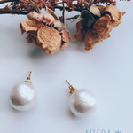 シンプル✳︎一粒パール✳︎14㎜✳︎nicoa