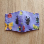 キッズマスク◇HAPPYBUGS　昆虫ブルー