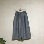 グレーウール　バルーンパンツ