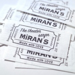 チケット風オリジナル布タグ・お名前タグ