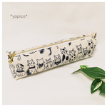 【再販】ねこ猫　ラミネート＊ペンケース ロングポーチ