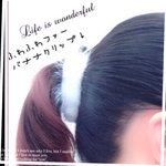 Snow White of winterふわふわバナナクリップ/天然ミンクファー/ふわふわモコモコ/大人可愛い/ホワイト