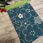 冬物セール！1100→900円💕 Mサイズ グリーン系お花柄🍀あったかキルティング寝袋（内側フリース）