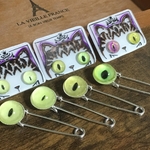 オーダーメイドキャットアイ✨ピアスアンドブローチ