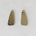 Silver Hammered Triangle Pendant Tops