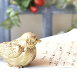 再販3 送料込み♪ 小鳥　プラスター　アート　ゴールド