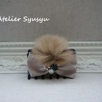 ファーmimoreシリーズ　シャンパンベージュ