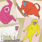 ポストカード4枚セット おさるセット