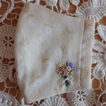 春に咲く花束刺繍マスク💐