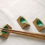 葉っぱの箸置き（walnut)