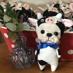 牛を被ったBUHIキーホルダー