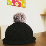 ポンポン帽子