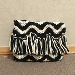 シェブロン柄♡フリンジポーチ