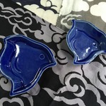 和風のお皿（千鳥の豆皿セット・瑠璃）