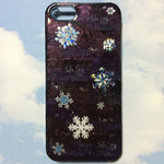 iPhone5 雪の結晶 クリスマスa