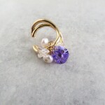 アメジストのイヤーカフ