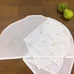 カーテン生地で作った洋服カバー(5枚組）～月と星／無地～