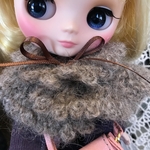 ブライスさんのマフラー❤︎プチさんにも❤︎ブラウン