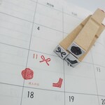 【スケジュールスタンプ】水引リボン
