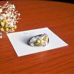 送料無料＊ドライフラワー花束リング/シルバー