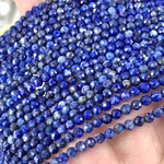 ラピスラズリ 3mm カット 連売り ブレスレット2本分 