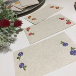 紙刺繍(バラの花)