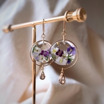 華の宴 en+  フープ＆ジルコニア雫 ピアス/イヤリング