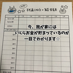 B-023☆我が家の残高CHECK×総資産表