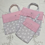 ハンドメイド☆かわいいさくらんぼ入学入園3点セット