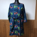 着物リメイク＊前ボタンチュニック