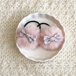♡もふリボンヘアゴム♡