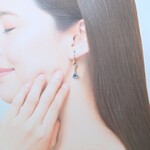 スターダストとスワロのトライアングル（ヴィトラルライト）♡ピアス・イヤリング♪【K18・14kgf対応】
