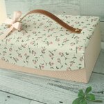 M様専用　リバティ　持ち手付き2段道具箱　フローティングフローラ