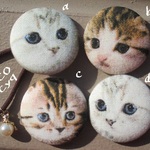 〔送料無料〕再販…ネコネコ子猫　ヘアゴム　〔単品〕