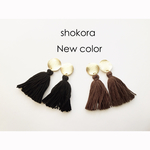 New color✡コインタッセルピアス