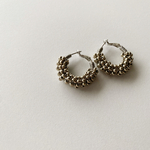 粒フープピアス（silver）