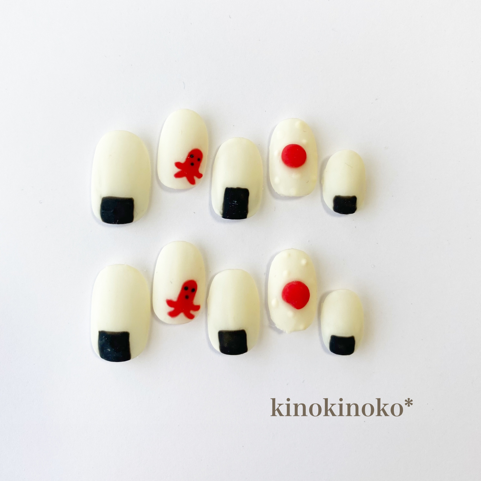 おにぎりネイル - kinokinoko*GALLERY | minne byGMOペパボ 国内最大級