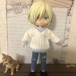 オビツ11  ニット白色